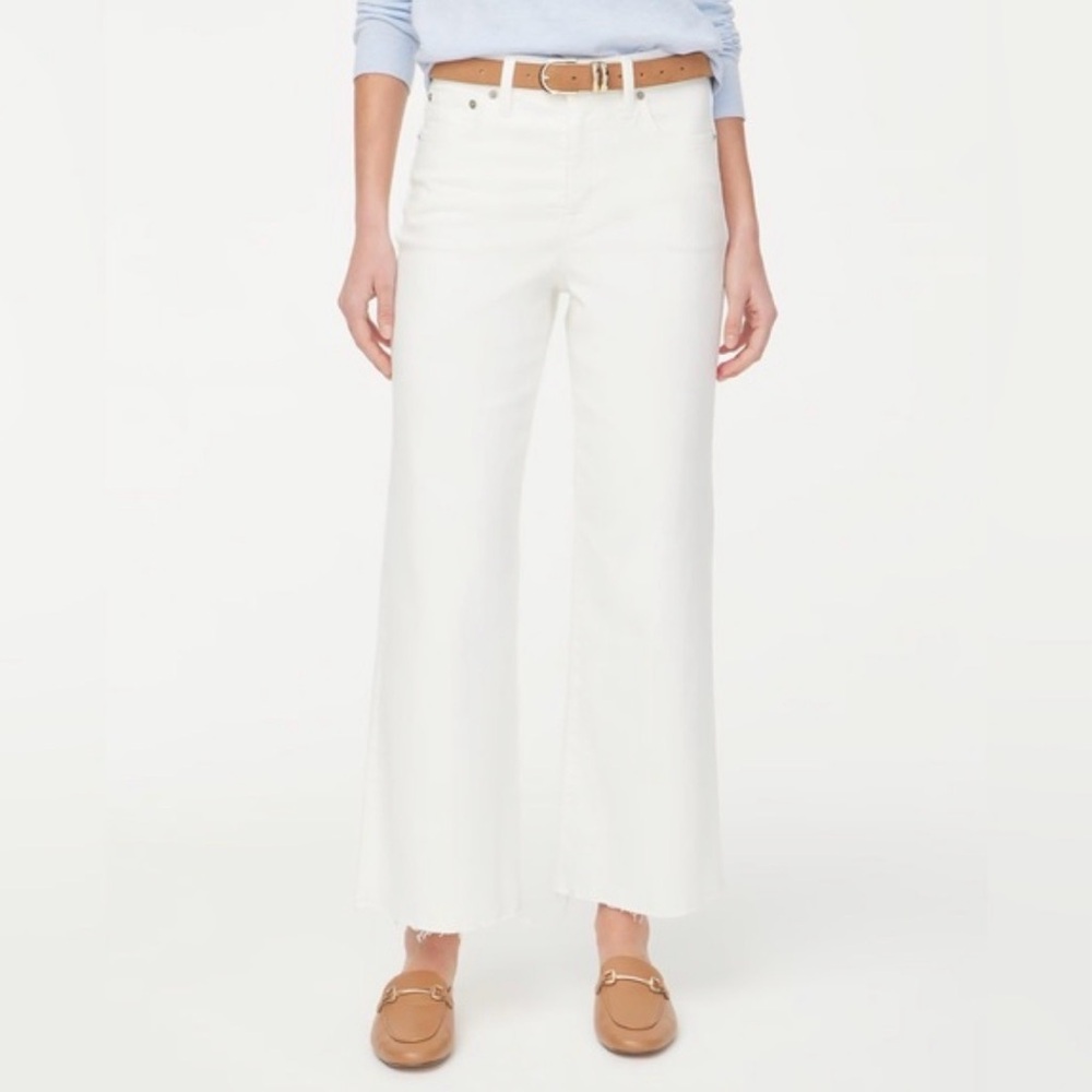 J. Crew White Slim Fit jeans